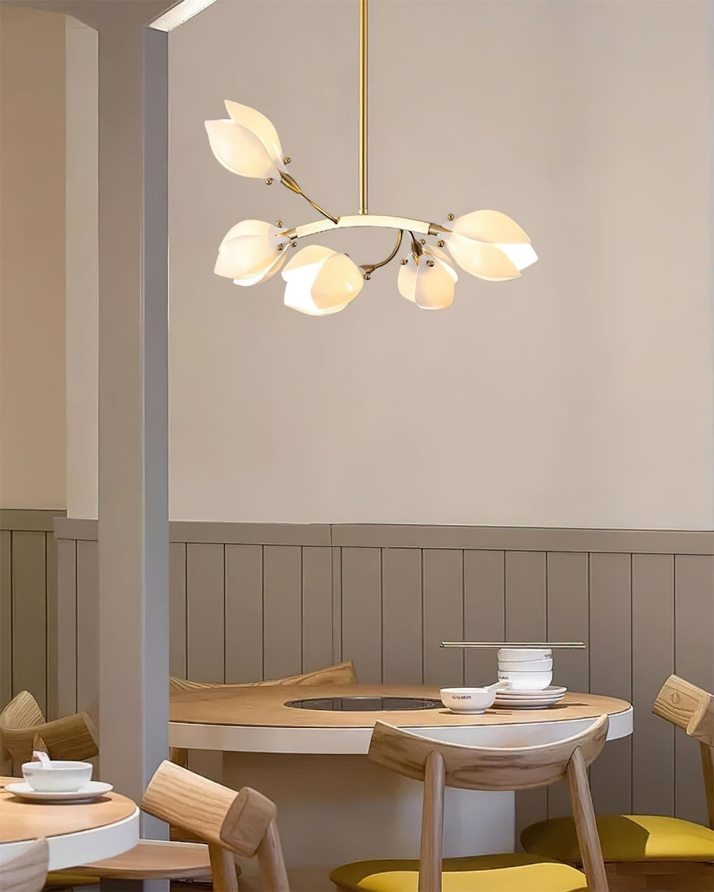 Willow Lustre Branches de Pétales Courbés en Fleur - Neutralighting