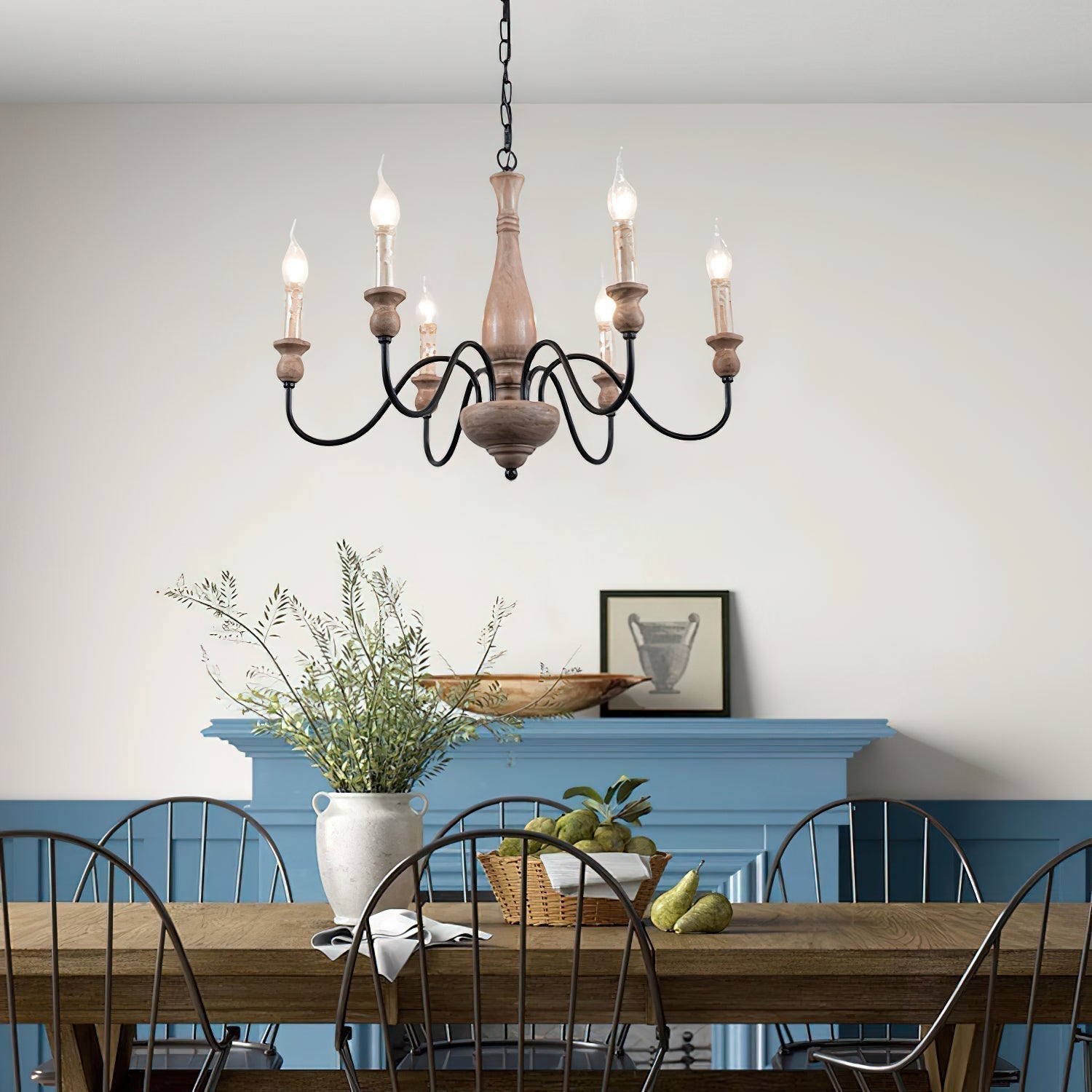 Aurora Lustre Ferme Rustique - Neutralighting