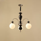 Solara Chandelier Classique en Bois et Laiton - Neutralighting