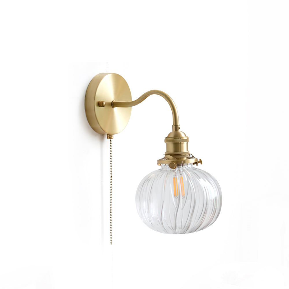 June Applique Murale Vintage en Verre - Neutralighting
