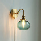 June Applique Murale Vintage en Verre - Neutralighting