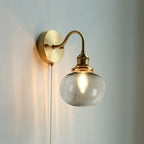 June Applique Murale Vintage en Verre - Neutralighting
