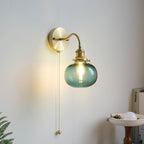 June Applique Murale Vintage en Verre - Neutralighting