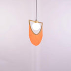 Solara Lampe suspendue en tissu à franges style globe rétro bohème - Neutralighting