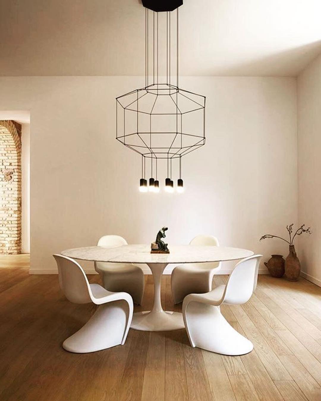 Lustra Lampe Pendante Géométrique en Fil Noir LED - Neutralighting