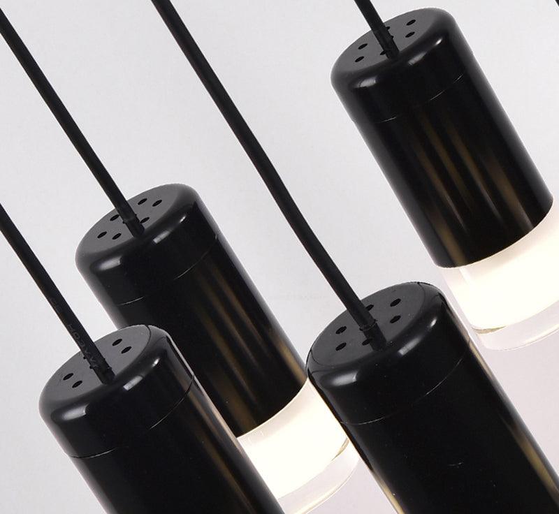 Lustra Lampe Pendante Géométrique en Fil Noir LED - Neutralighting