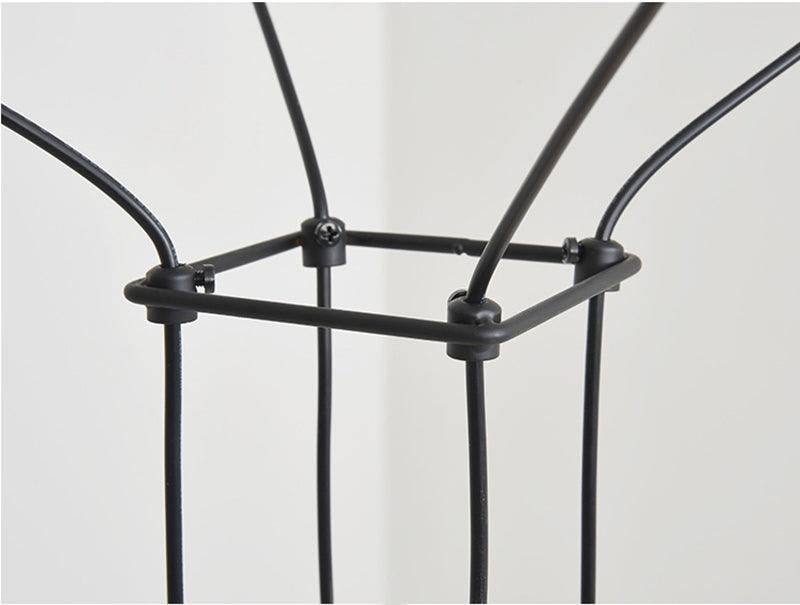Lustra Lampe Pendante Géométrique en Fil Noir LED - Neutralighting