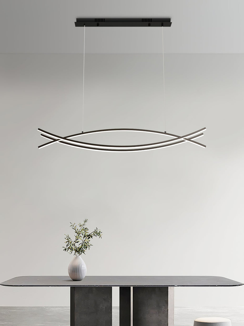Curinis Lustre LED d'art minimaliste moderne - Neutralighting