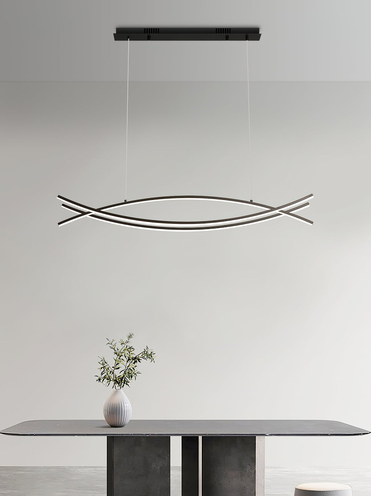 Curinis Lustre LED d'art minimaliste moderne - Neutralighting