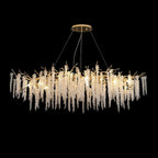 Solara Chandelier Fleur de Glycine en Cristal - Neutralighting