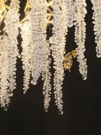 Solara Chandelier Fleur de Glycine en Cristal - Neutralighting