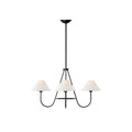 Ellaeara Lustre Tissu Noir Industriel Vintage - Neutralighting