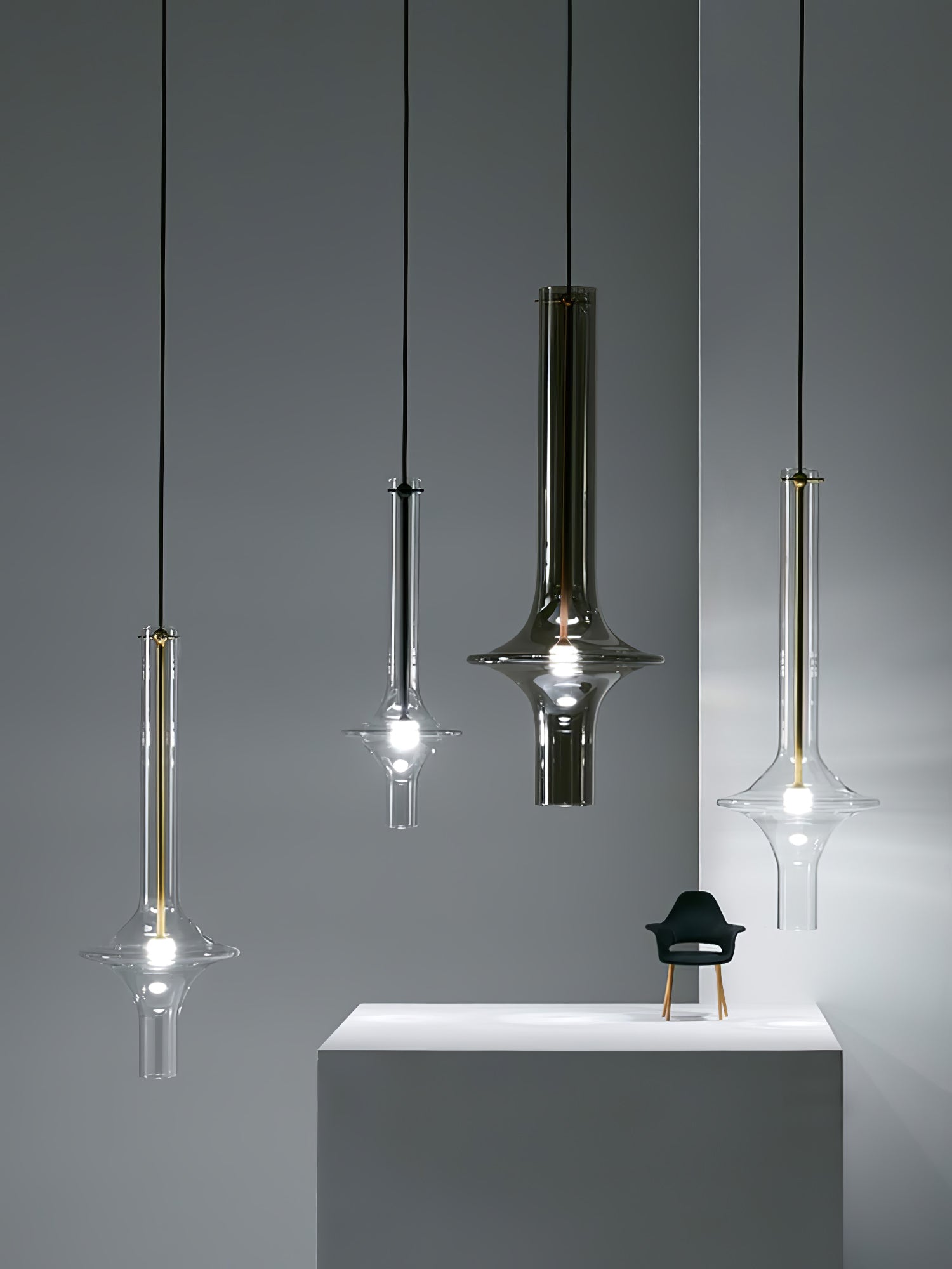 Talera Suspension Lampe en Verre Industrielle Glam - Neutralighting