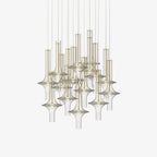 Talera Suspension Lampe en Verre Industrielle Glam - Neutralighting