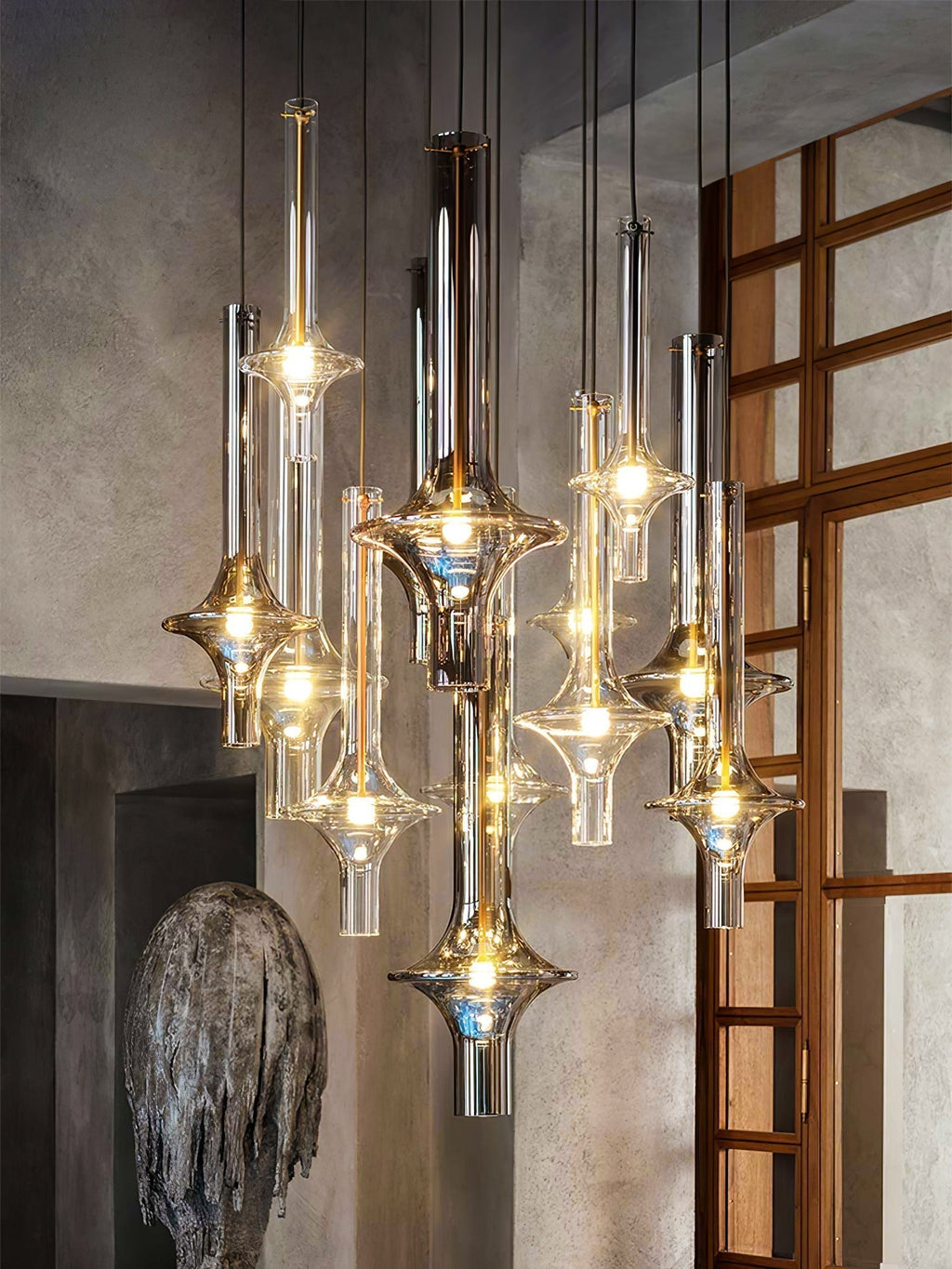 Talera Suspension Lampe en Verre Industrielle Glam - Neutralighting