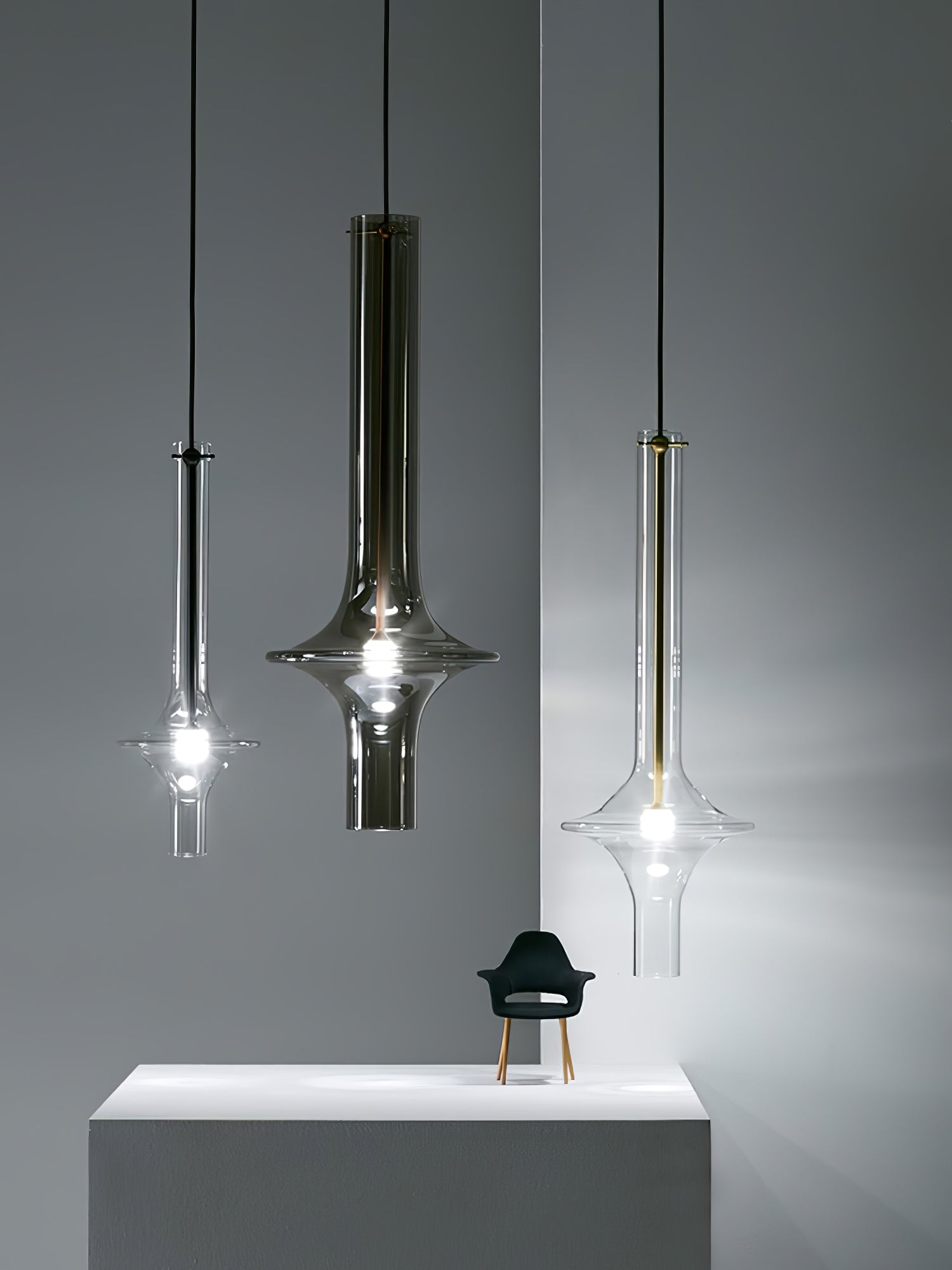 Talera Suspension Lampe en Verre Industrielle Glam - Neutralighting