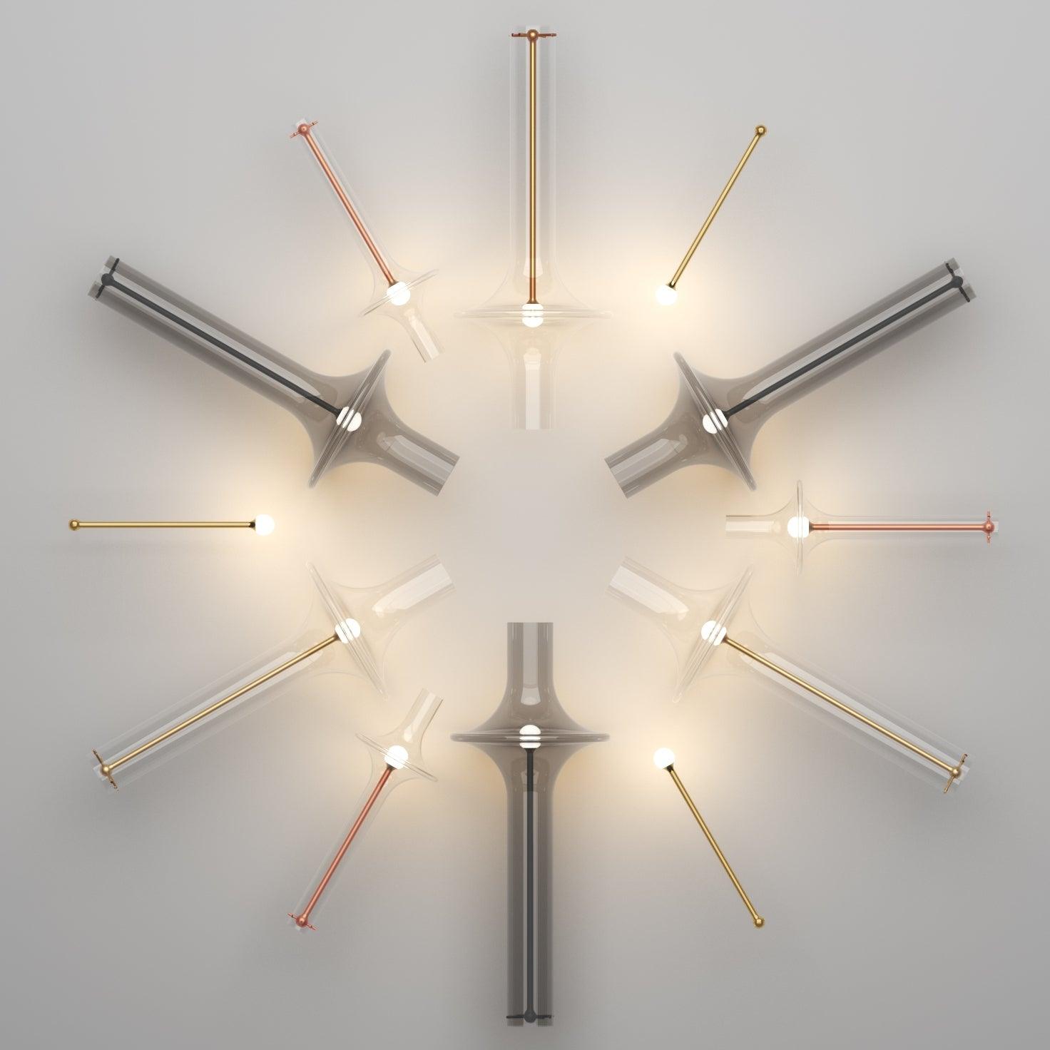 Talera Suspension Lampe en Verre Industrielle Glam - Neutralighting
