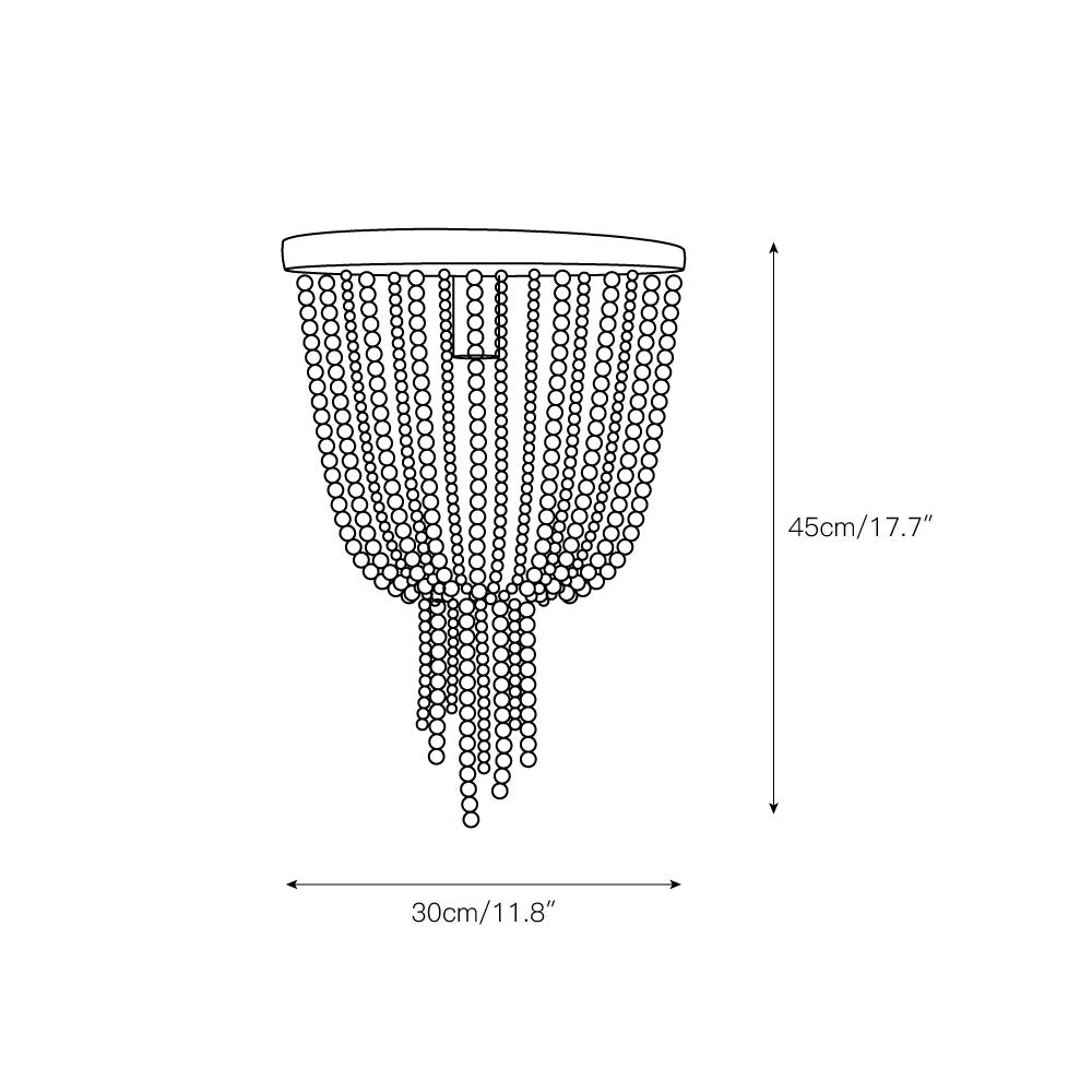 Ildvuvyn Lampe de Plafond en Métal à Perles et Corde Moderne - Neutralighting
