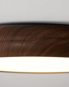 Solara Plafonnier rond en acrylique effet bois - Neutralighting