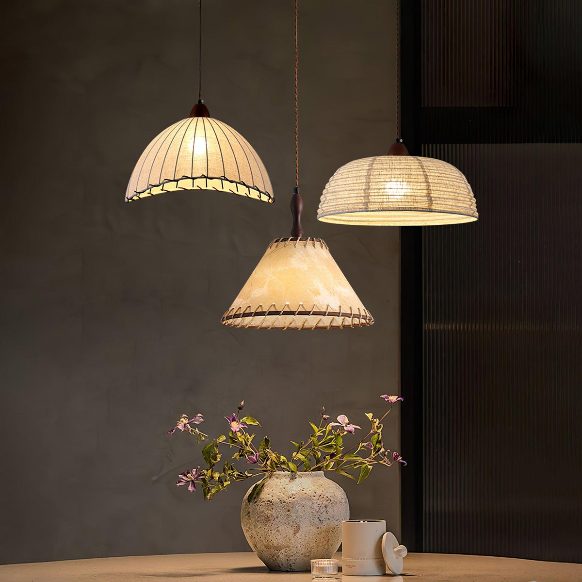 Elara Suspension en tissu moderne - Neutralighting