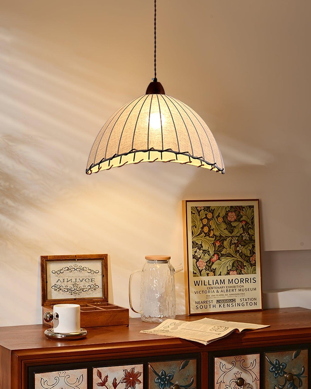 Elara Suspension en tissu moderne - Neutralighting