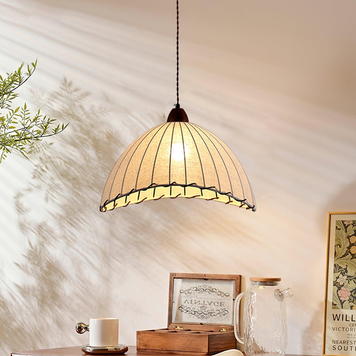 Elara Suspension en tissu moderne - Neutralighting