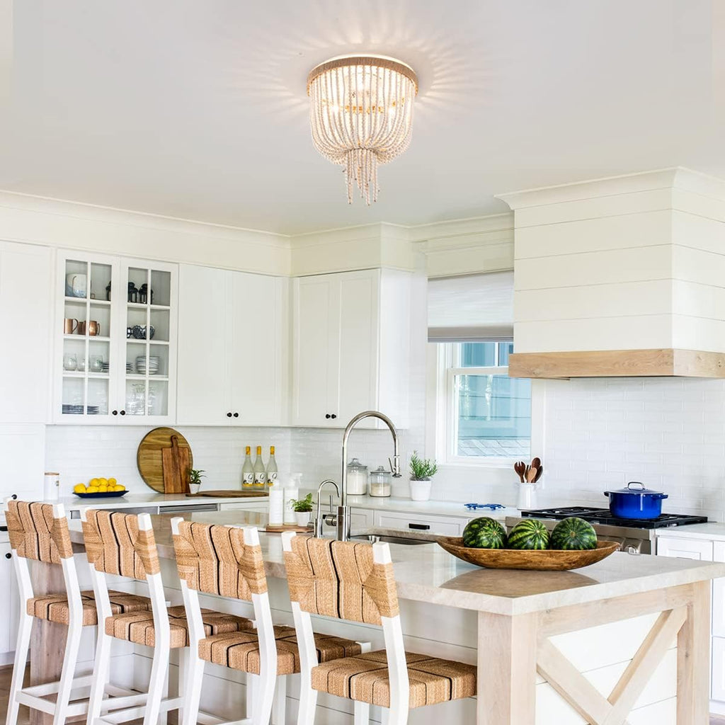 Ildvuvyn Lampe de Plafond en Métal à Perles et Corde Moderne - Neutralighting