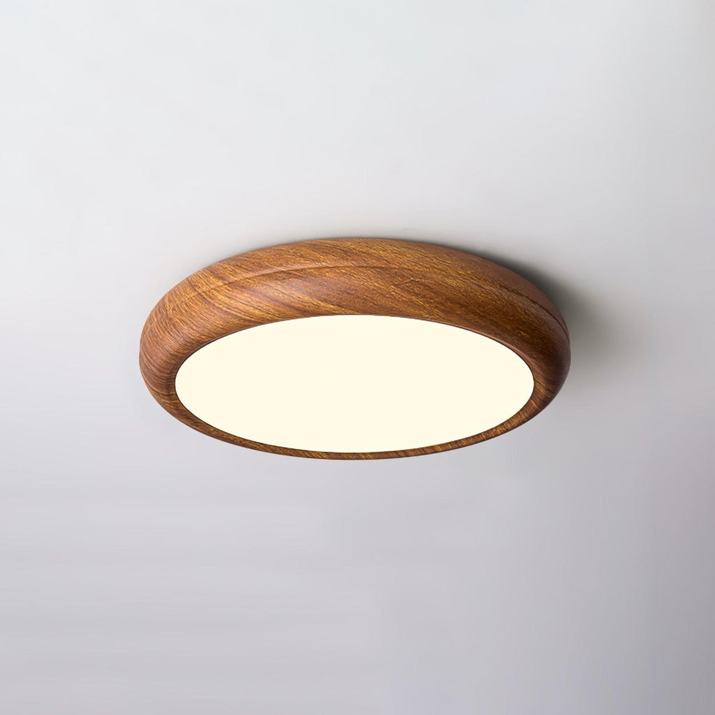 Orbis Plafonnier Rond Effet Bois - Neutralighting