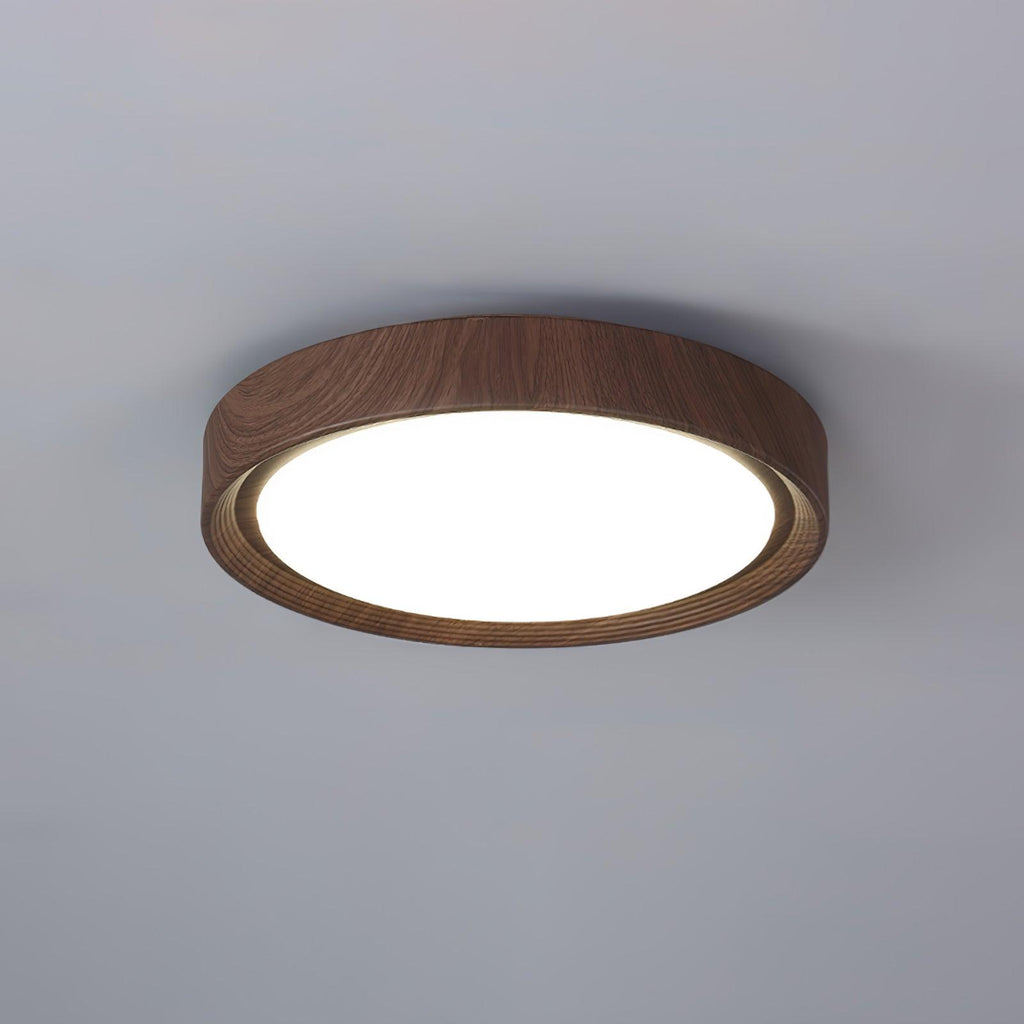 Orbis Plafonnier Rond Effet Bois - Neutralighting