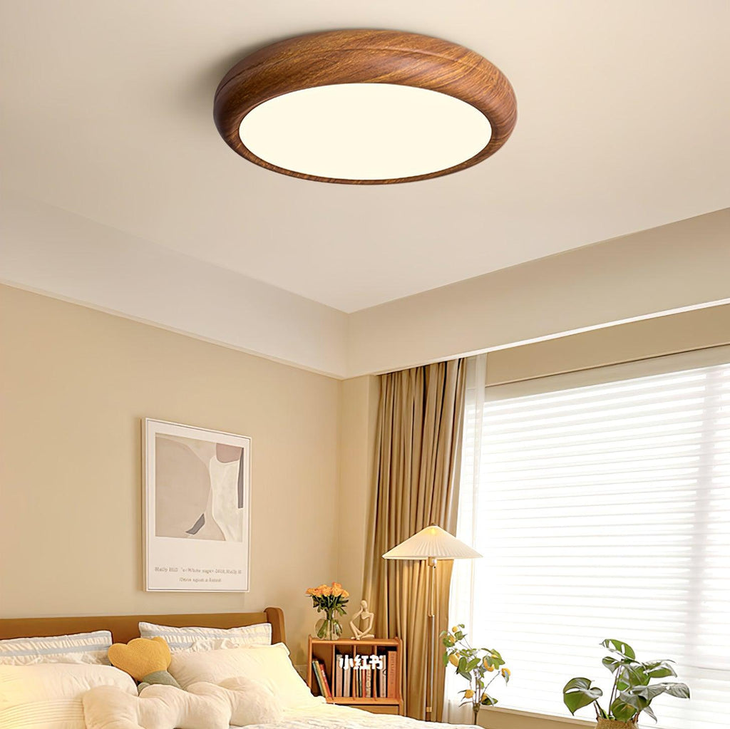 Orbis Plafonnier Rond Effet Bois - Neutralighting