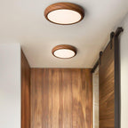 Orbis Plafonnier Rond Effet Bois - Neutralighting