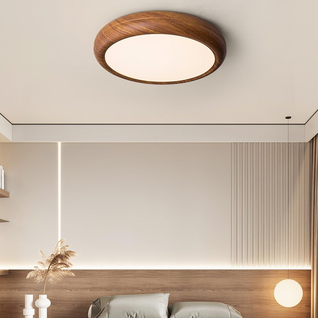 Orbis Plafonnier Rond Effet Bois - Neutralighting