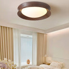 Solara Plafonnier en Bois Anneau Double Demi-Rond - Neutralighting