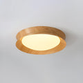Solara Plafonnier en Bois Anneau Double Demi-Rond - Neutralighting
