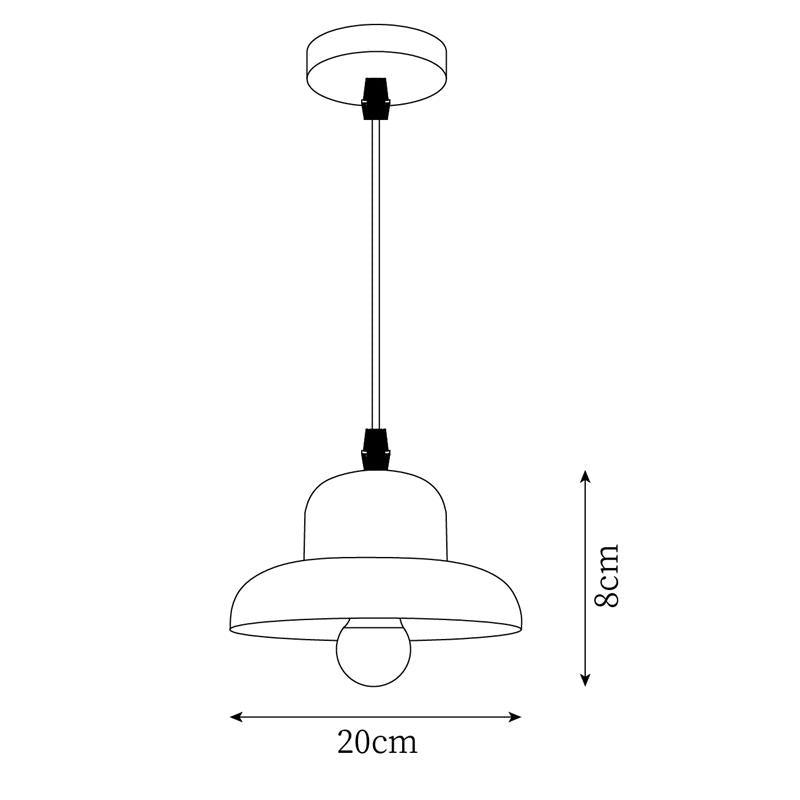 Lampe Suspendue en Forme de Chapeau en Bois Courbée Organique - Neutralighting