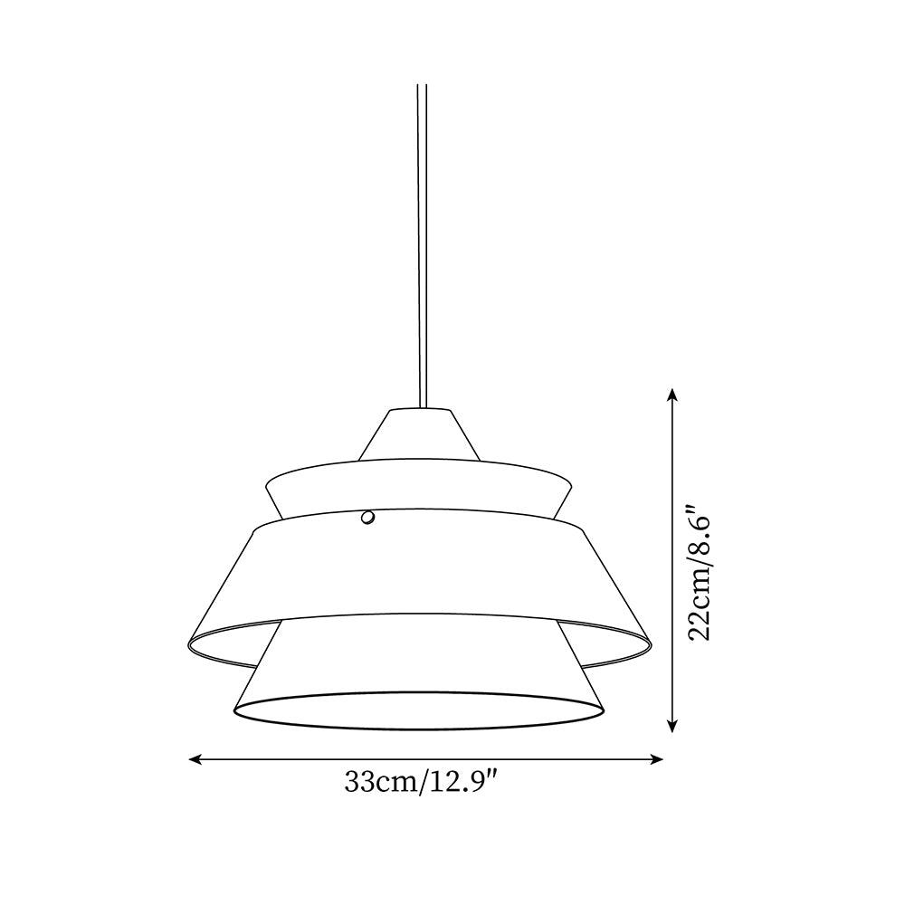 Karwe Lampe Pendante Bois Stratifié Vintage - Neutralighting