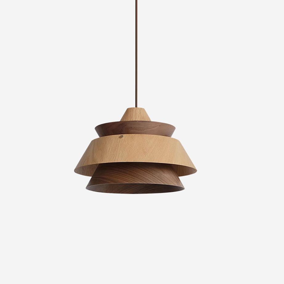 Karwe Lampe Pendante Bois Stratifié Vintage - Neutralighting