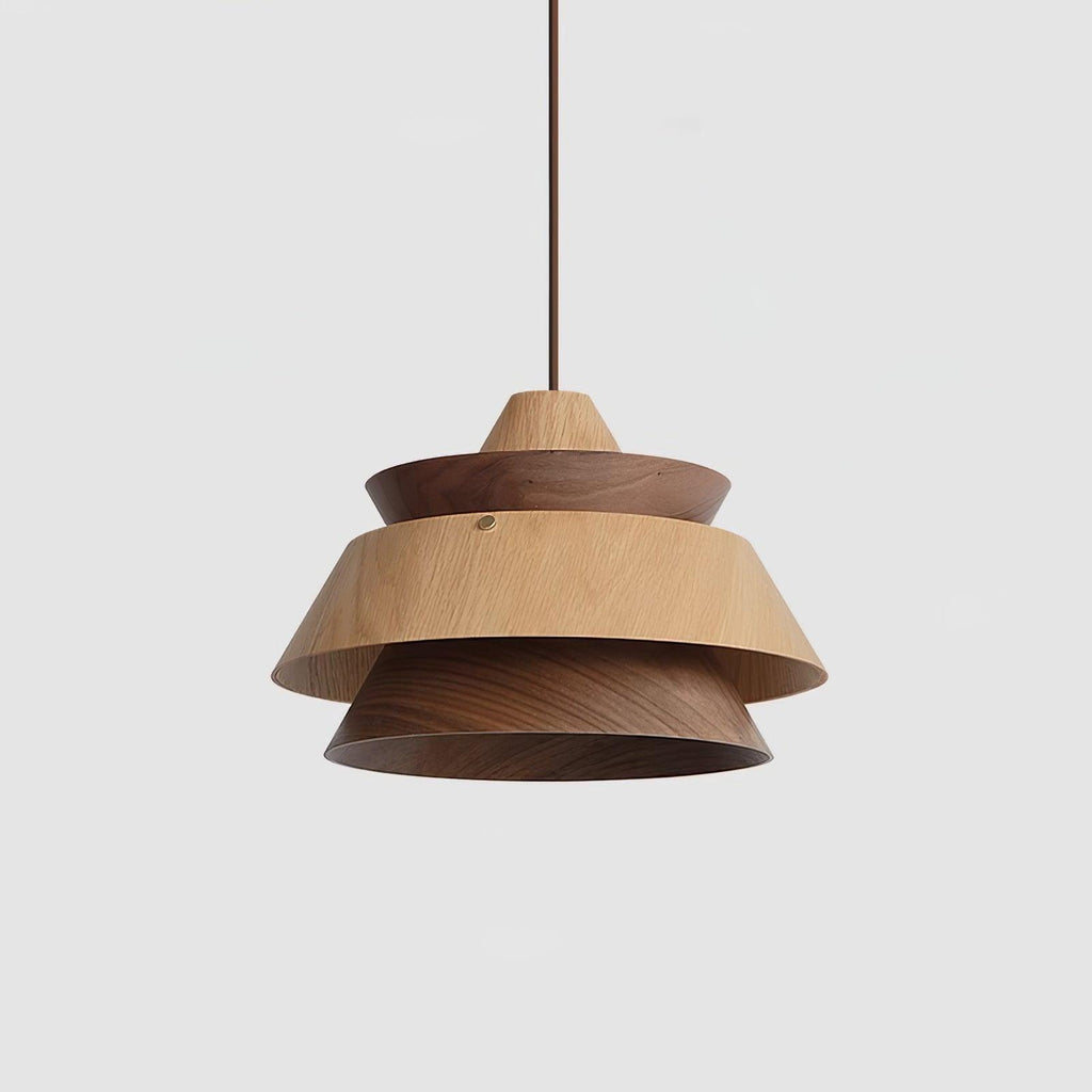 Karwe Lampe Pendante Bois Stratifié Vintage - Neutralighting