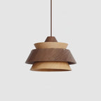 Karwe Lampe Pendante Bois Stratifié Vintage - Neutralighting