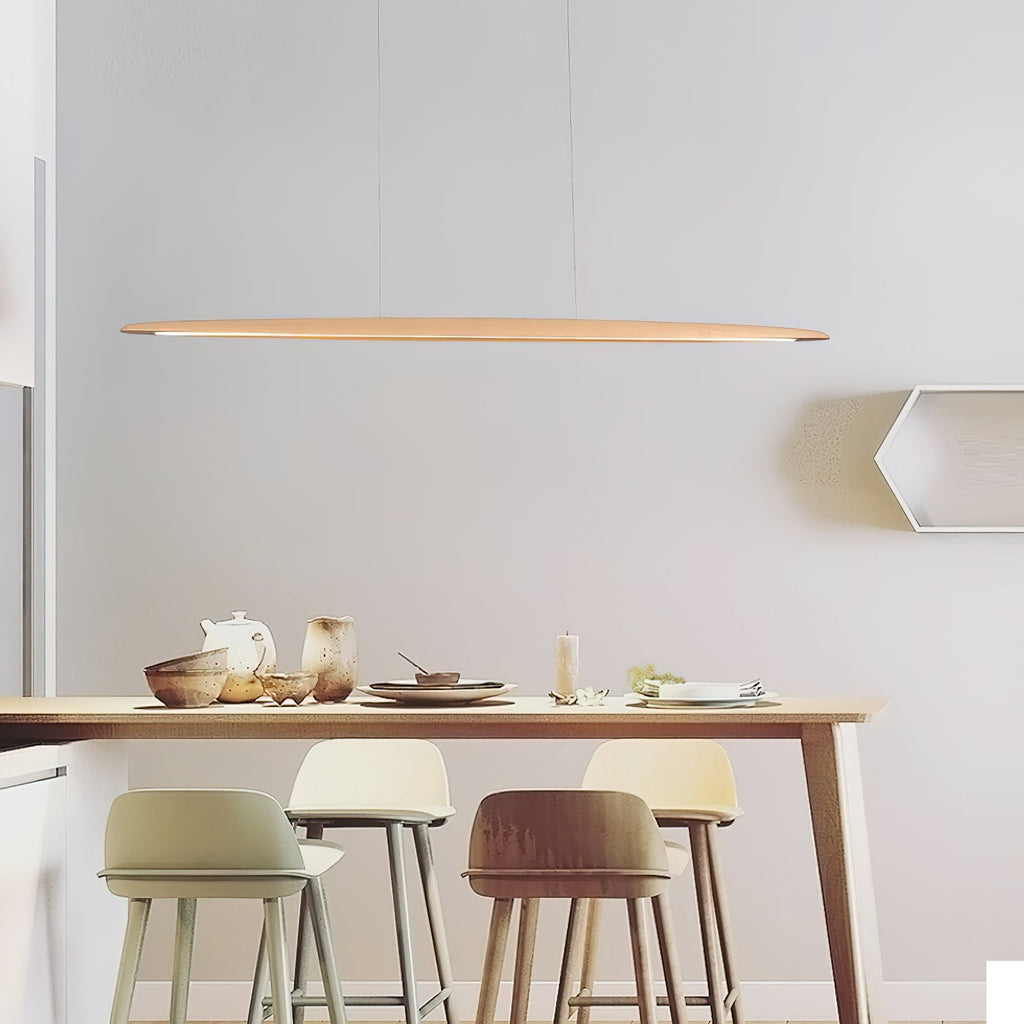 Zing Suspension Bois Noyer Minimaliste - Neutralighting