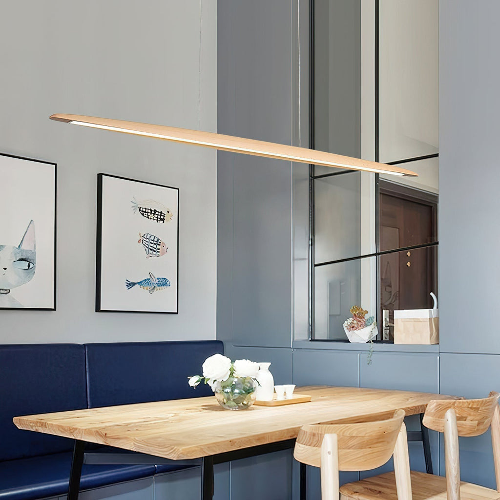 Zing Suspension Bois Noyer Minimaliste - Neutralighting