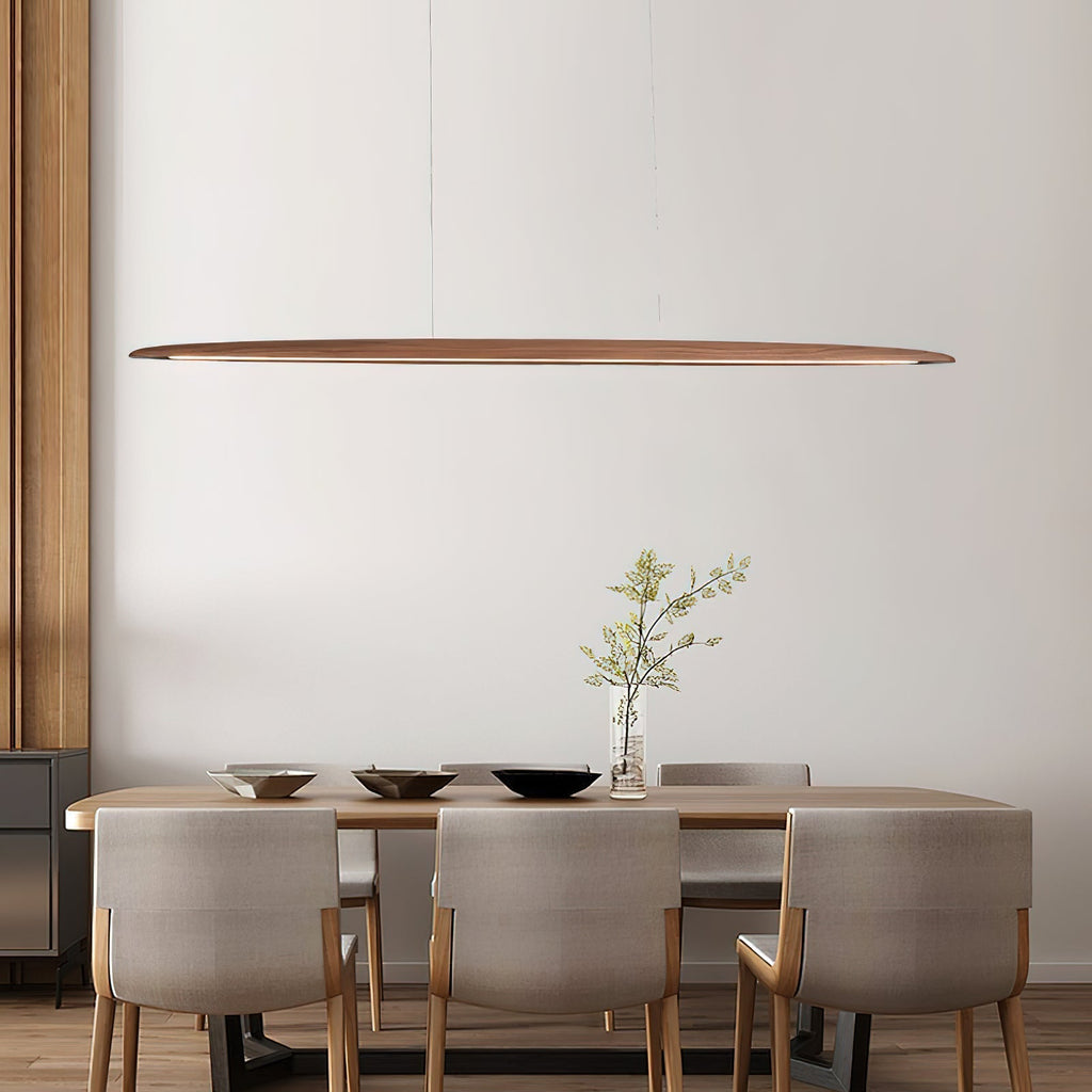 Zing Suspension Bois Noyer Minimaliste - Neutralighting