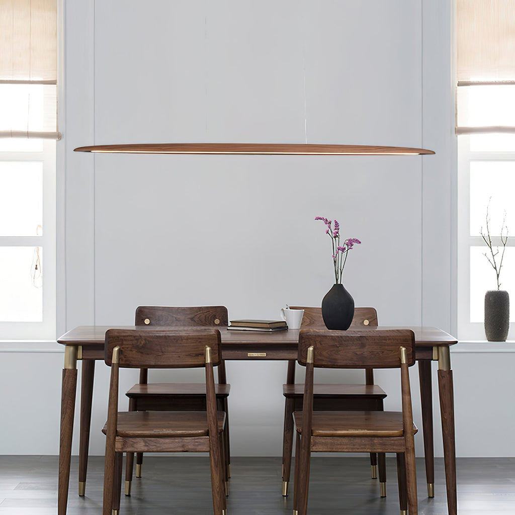 Zing Suspension Bois Noyer Minimaliste - Neutralighting