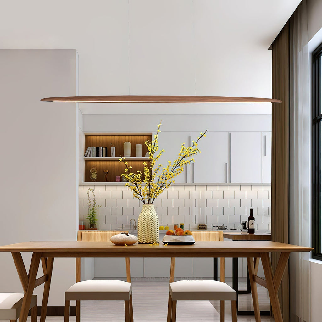 Zing Suspension Bois Noyer Minimaliste - Neutralighting