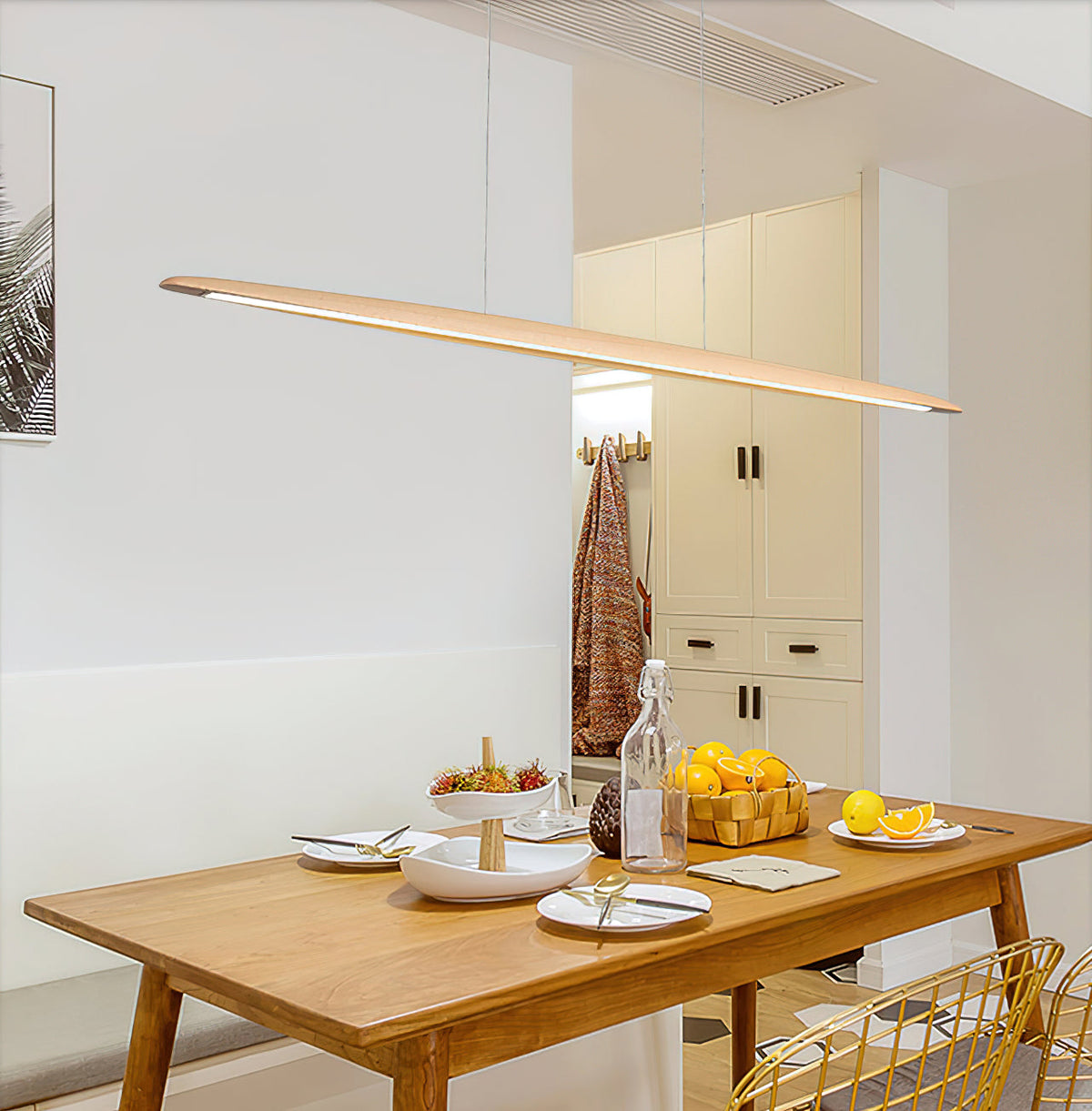 Zing Suspension Bois Noyer Minimaliste - Neutralighting