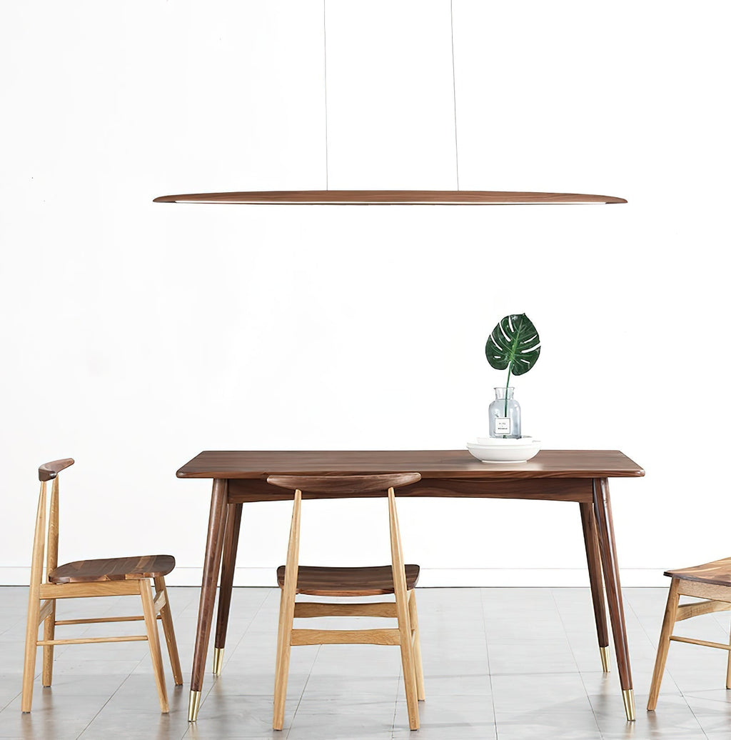 Zing Suspension Bois Noyer Minimaliste - Neutralighting