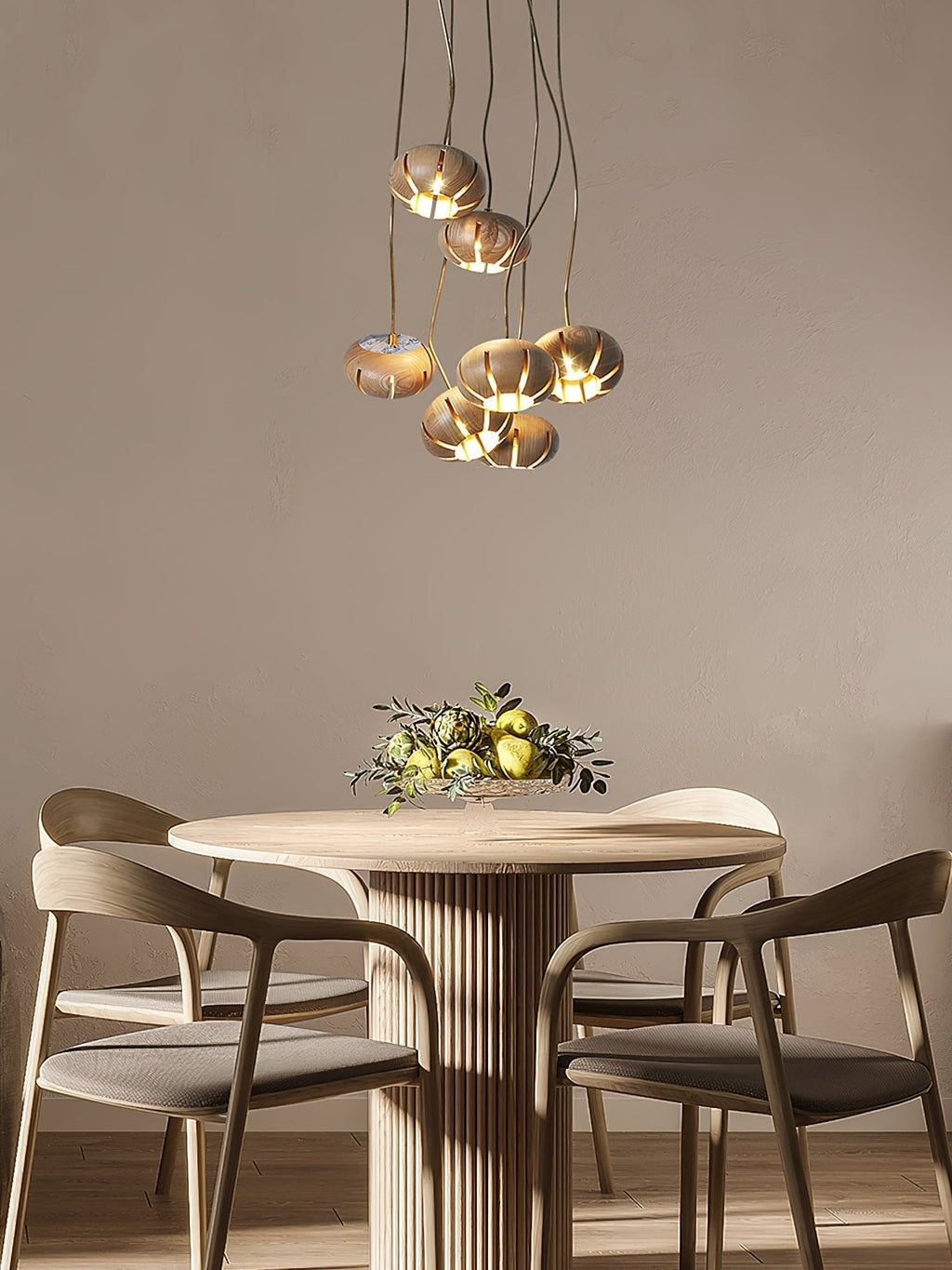 Zasorir Suspension Sculpturale en Marbre Cluster - Neutralighting