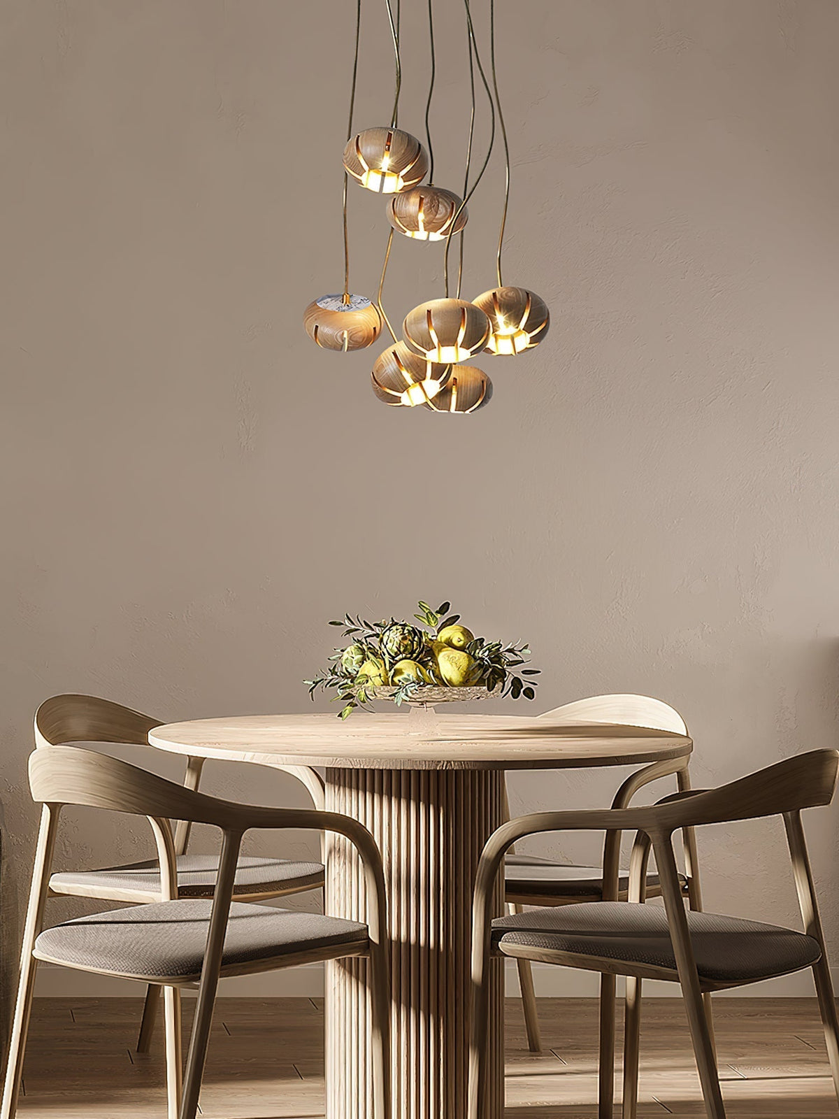 Zasorir Suspension Sculpturale en Marbre Cluster - Neutralighting