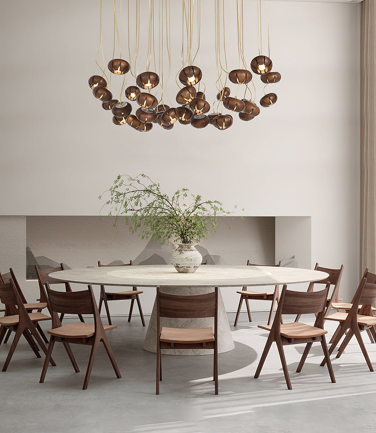 Zasorir Suspension Sculpturale en Marbre Cluster - Neutralighting