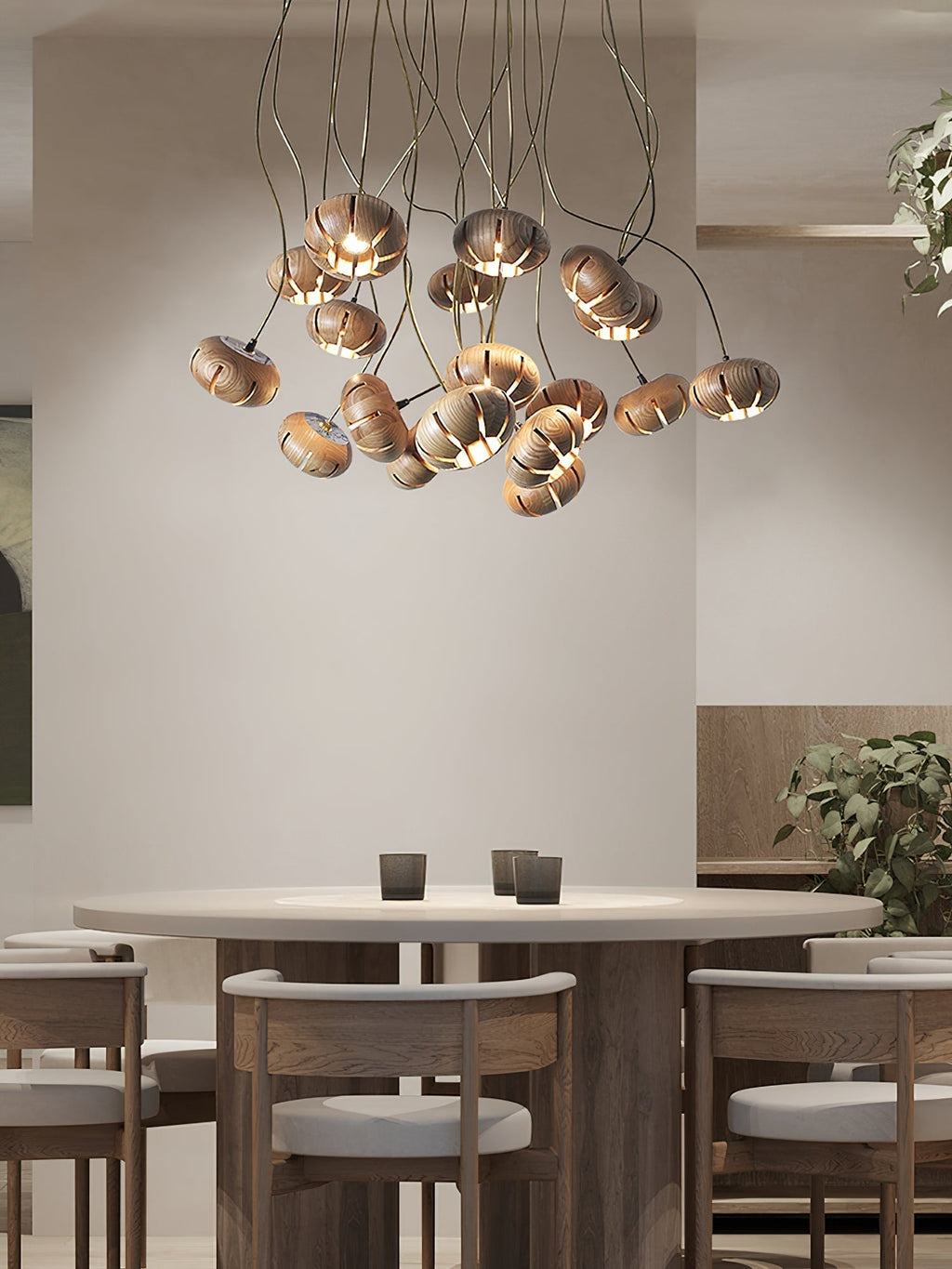 Zasorir Suspension Sculpturale en Marbre Cluster - Neutralighting